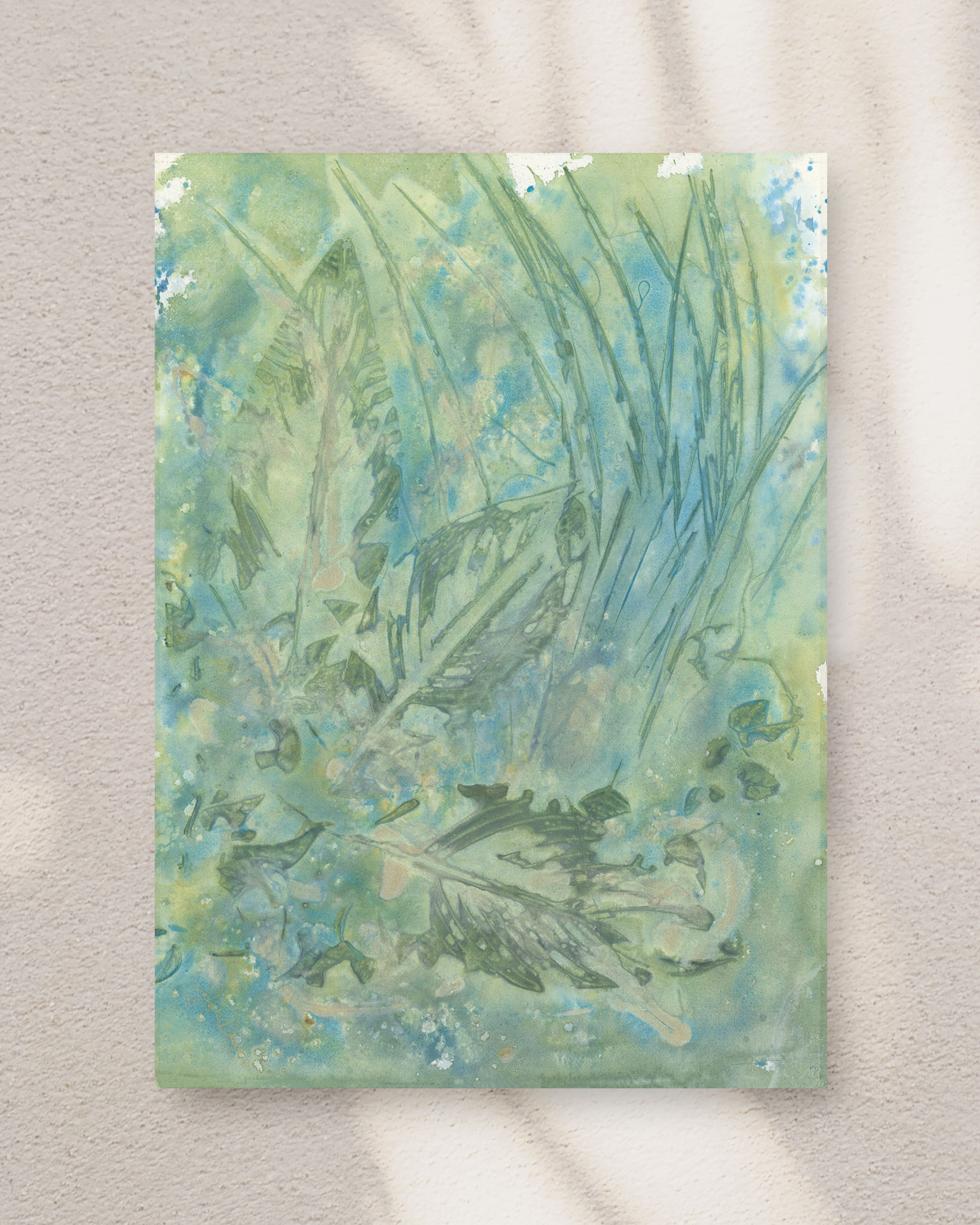 Imprinted Blue