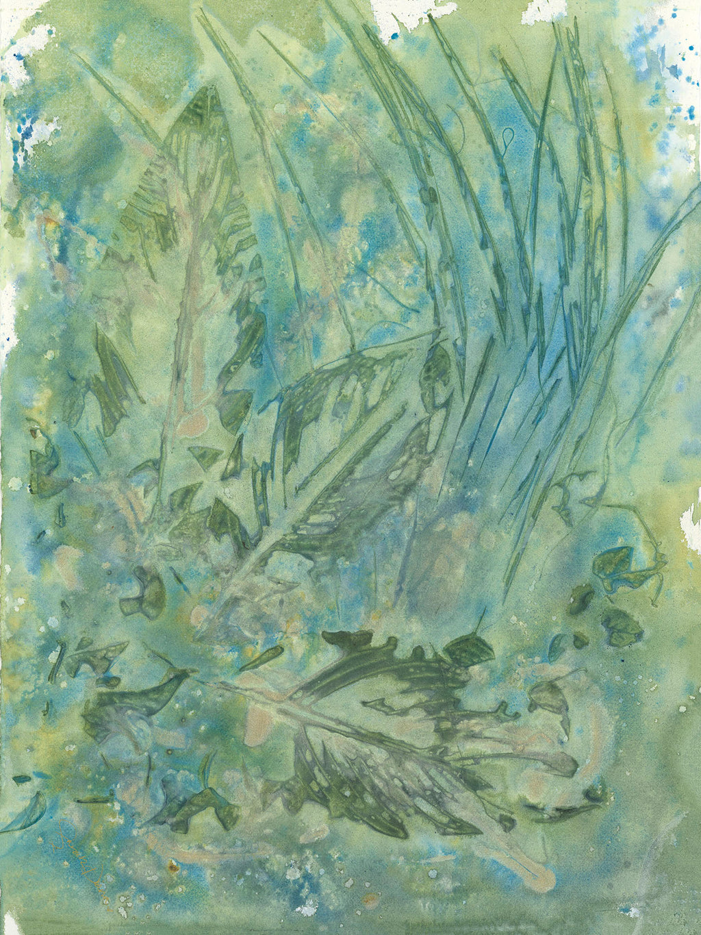 Imprinted Blue