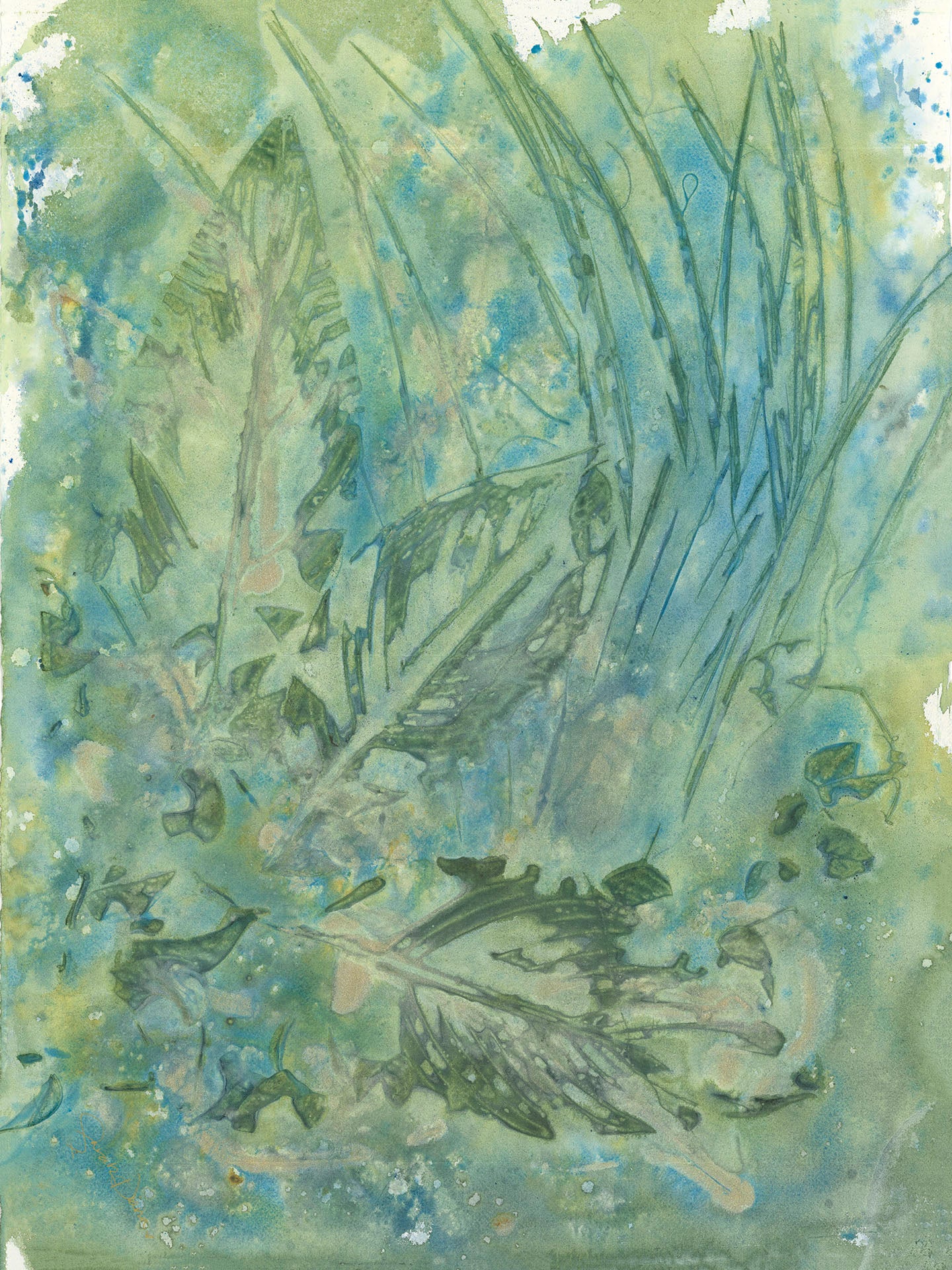 Imprinted Blue